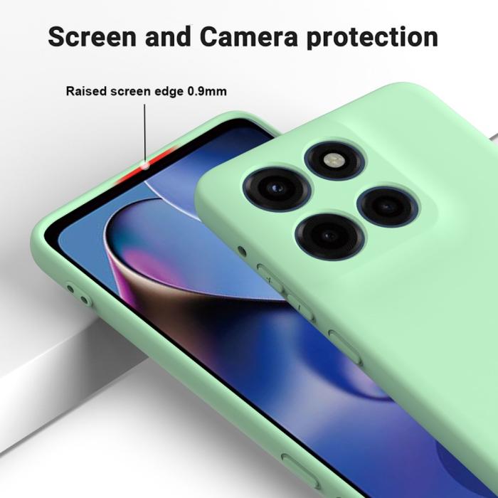 Bild 4, Motorola Edge 60 Stylus Skal Skal Liquid Silikon Grön