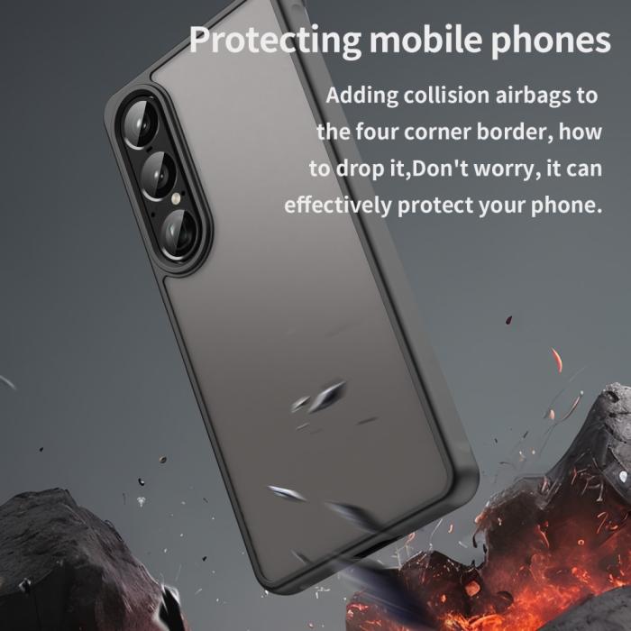 Bild 3, Sony Xperia 1 VII Skal Hybrid Frosted Svart