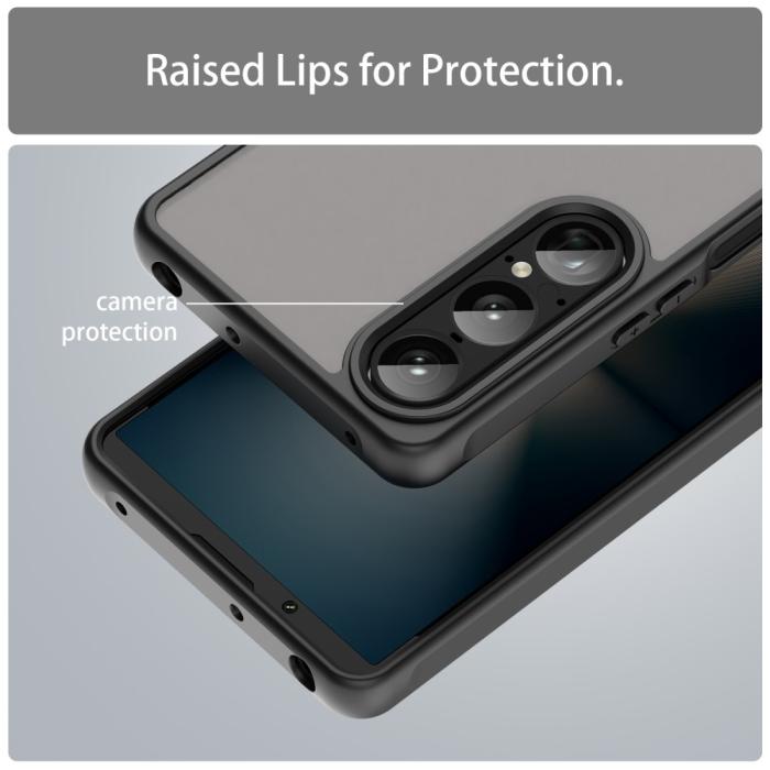 Bild 6, Sony Xperia 1 VII Skal Hybrid Frosted Svart