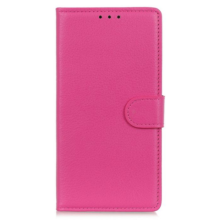Bild 6, Sony Xperia 1 VII Fodral Litchi Läder Rosa