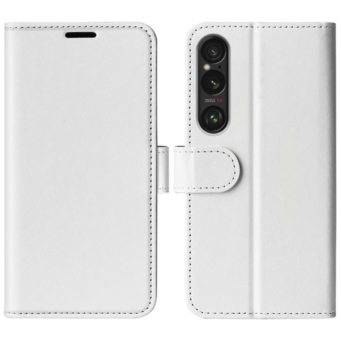 Bild 5, Sony Xperia 1 VII Fodral Crazy Horse Läder Vit