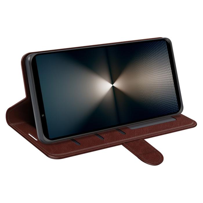 Bild 4, Sony Xperia 1 VII Fodral Crazy Horse Läder Brun