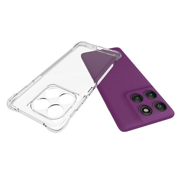 Bild 2, Motorola Edge 60 Pro Skal TPU Shockproof Transparent