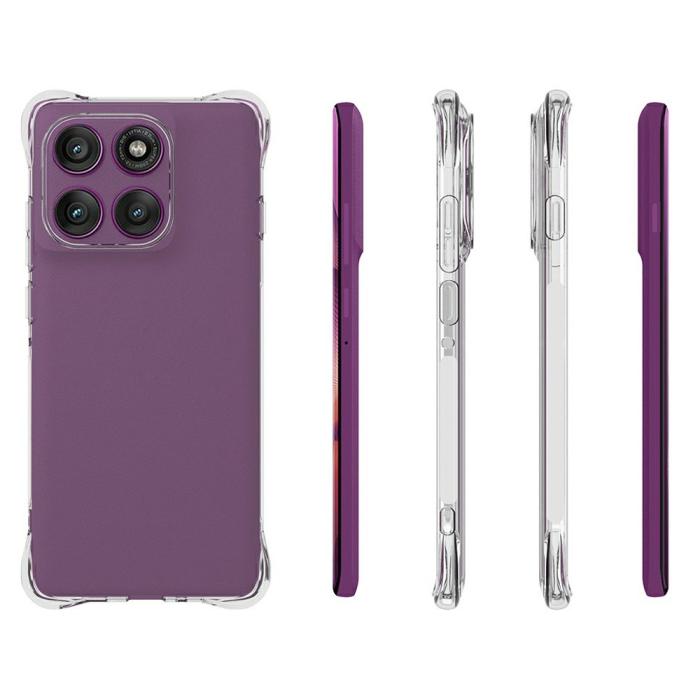 Bild 5, Motorola Edge 60 Pro Skal TPU Shockproof Transparent