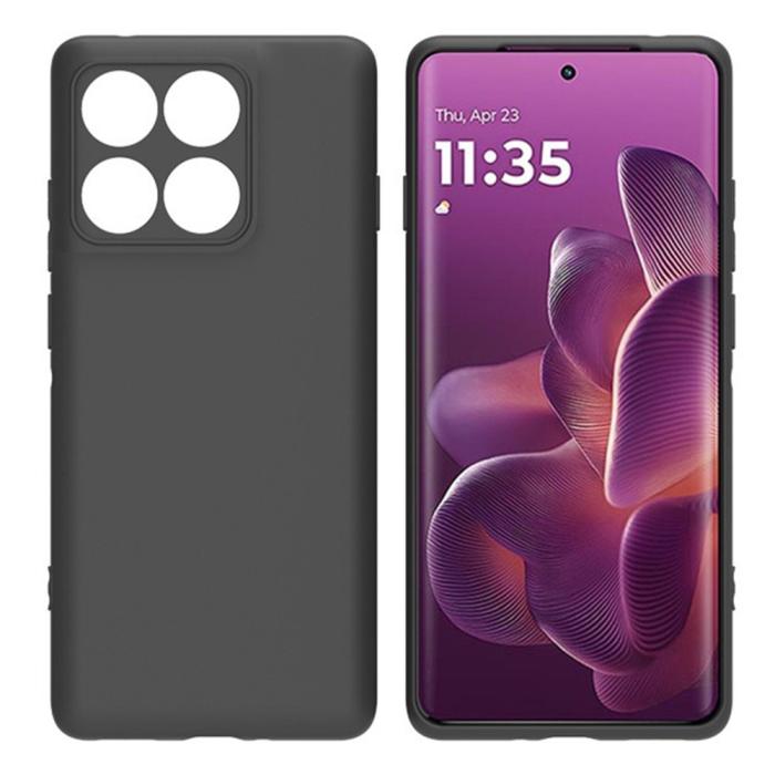 Bild 2, Motorola Edge 60 Pro Skal TPU Slim Matt Svart