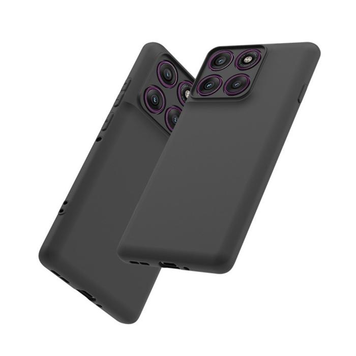 Bild 3, Motorola Edge 60 Pro Skal TPU Slim Matt Svart