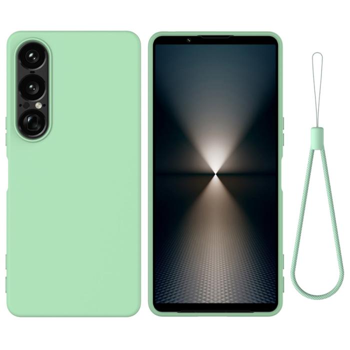 Bild 1, Sony Xperia 1 VII Skal Liquid Silikon Grön