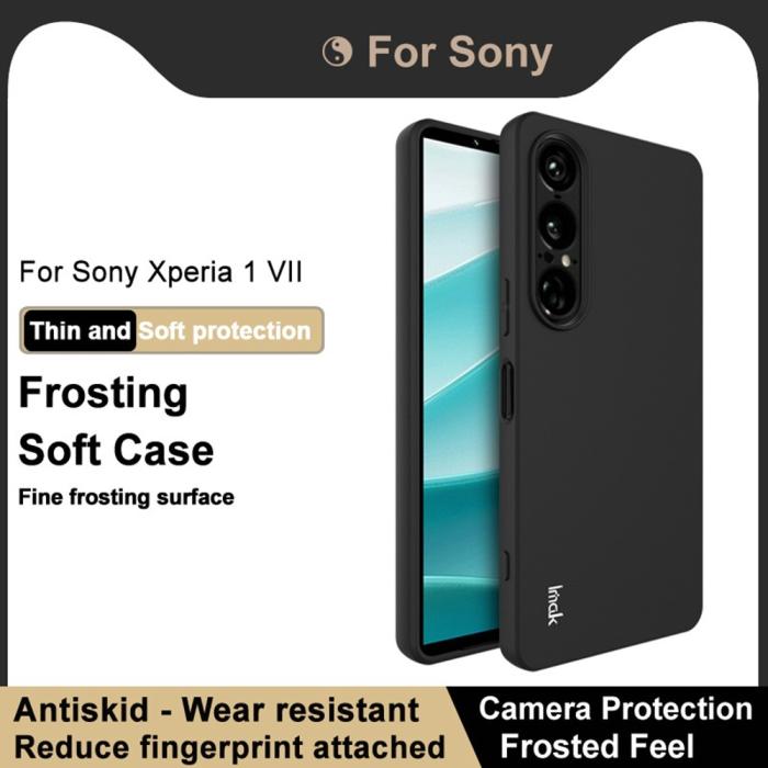 Bild 2, IMAK Sony Xperia 1 VII Skal TPU Soft Svart