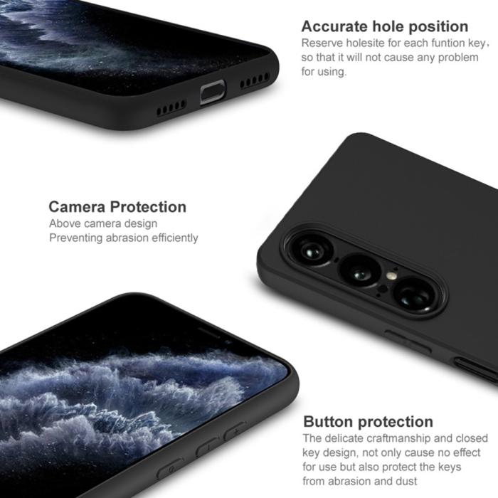 Bild 5, IMAK Sony Xperia 1 VII Skal TPU Soft Svart