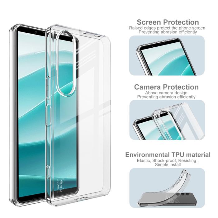 Bild 5, IMAK Sony Xperia 1 VII Skal TPU Soft Transparent
