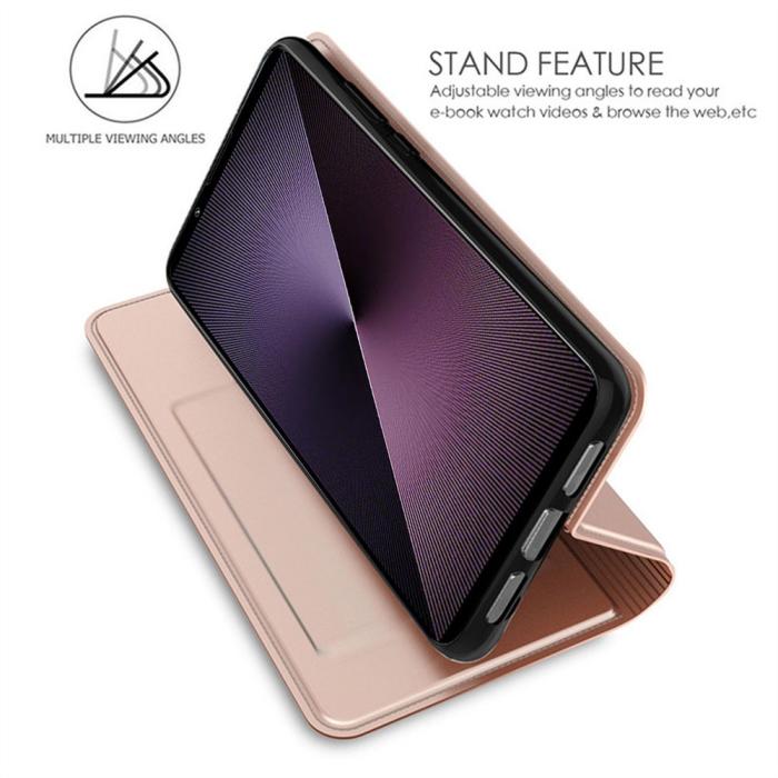 Bild 2, Sony Xperia 1 VII Fodral Flip Läder Roséguld