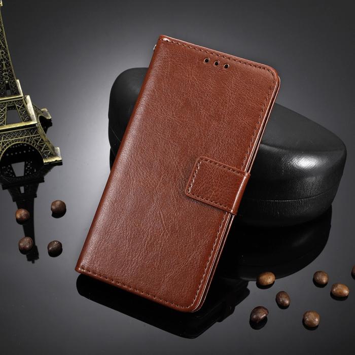 Bild 2, Sony Xperia 1 VII Fodral Crazy Horse Läder Brun