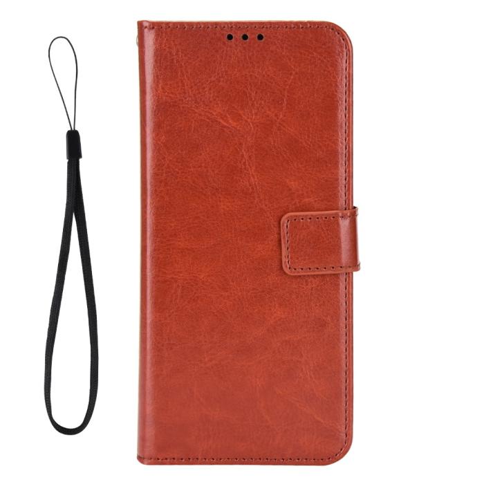 Bild 3, Sony Xperia 1 VII Fodral Crazy Horse Läder Brun