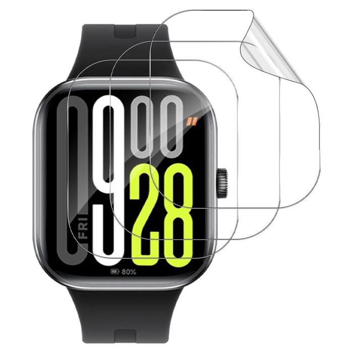 Bild 1, Xiaomi Redmi Watch 5 3-PACK Skärmskydd TPU