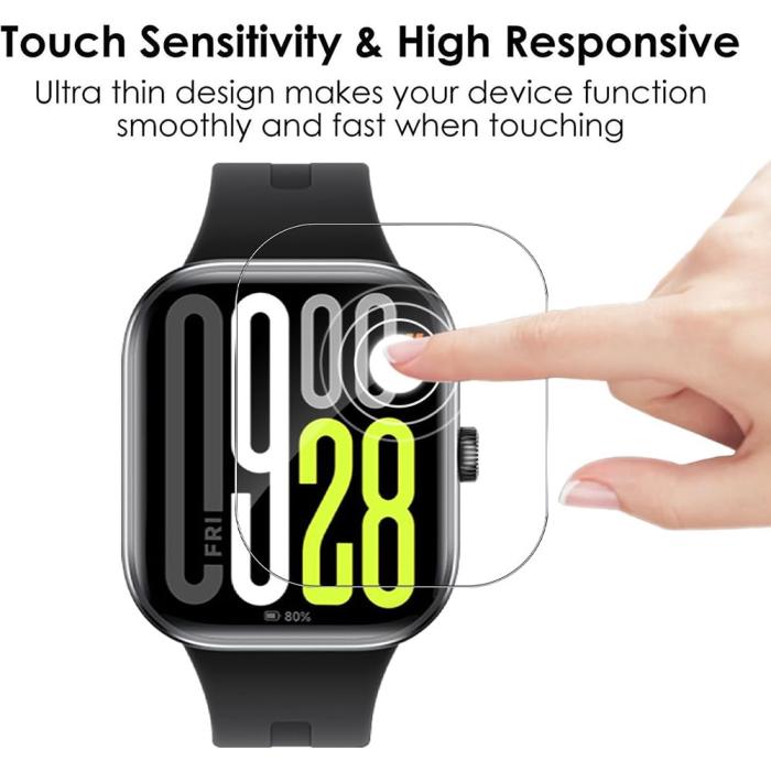 Bild 2, Xiaomi Redmi Watch 5 3-PACK Skärmskydd TPU