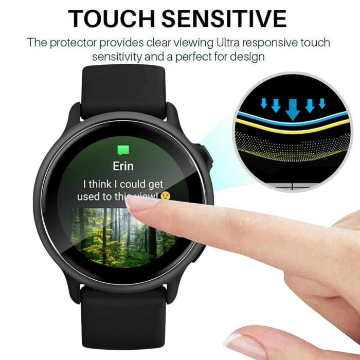Bild 3, Garmin Vivoactive 6 3-PACK Skärmskydd TPU