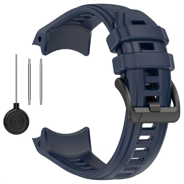 Bild 3, Garmin Instinct 3 45 mm Klockarmband Silikon Mörk Blå