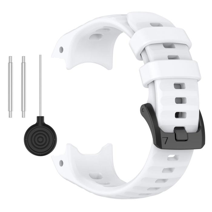 Bild 2, Garmin Instinct E 40 mm Klockarmband Silikon Vit