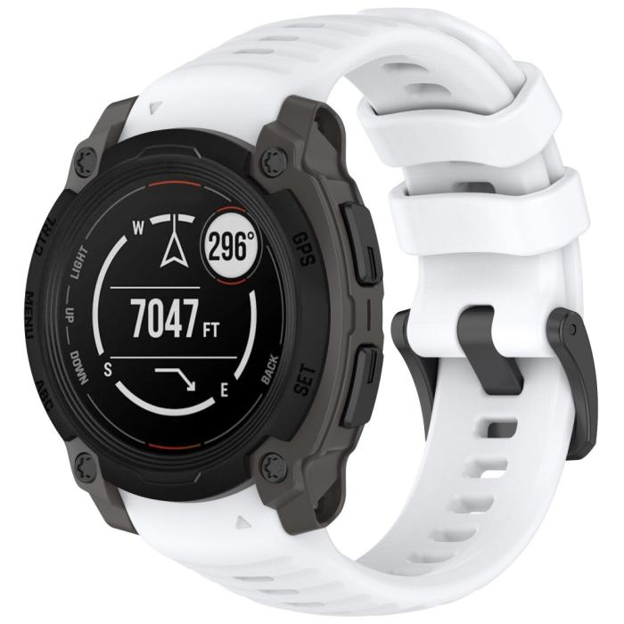 Bild 5, Garmin Instinct E 40 mm Klockarmband Silikon Vit