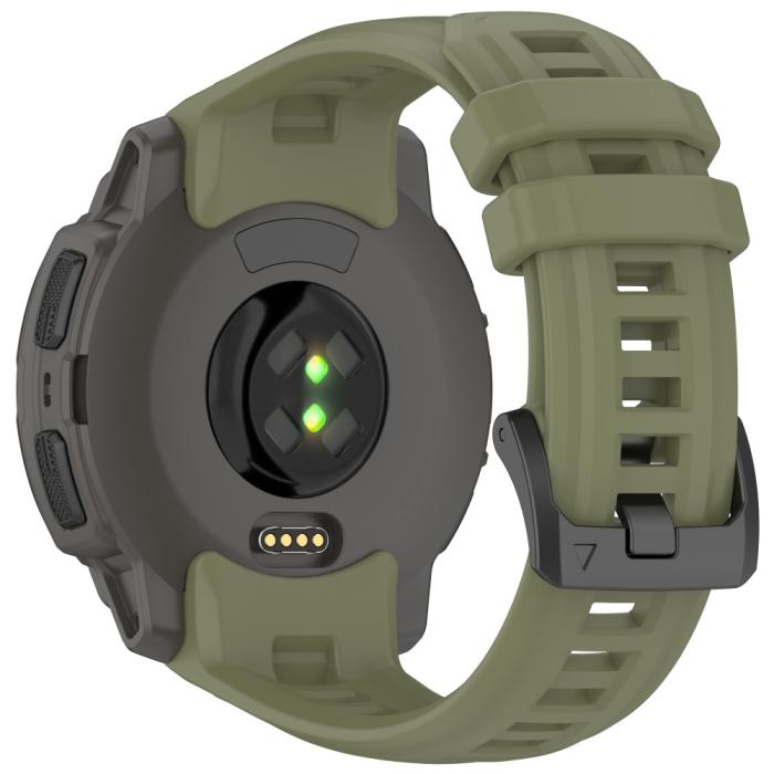 Bild 1, Garmin Instinct E 45 mm Klockarmband Silikon Grön