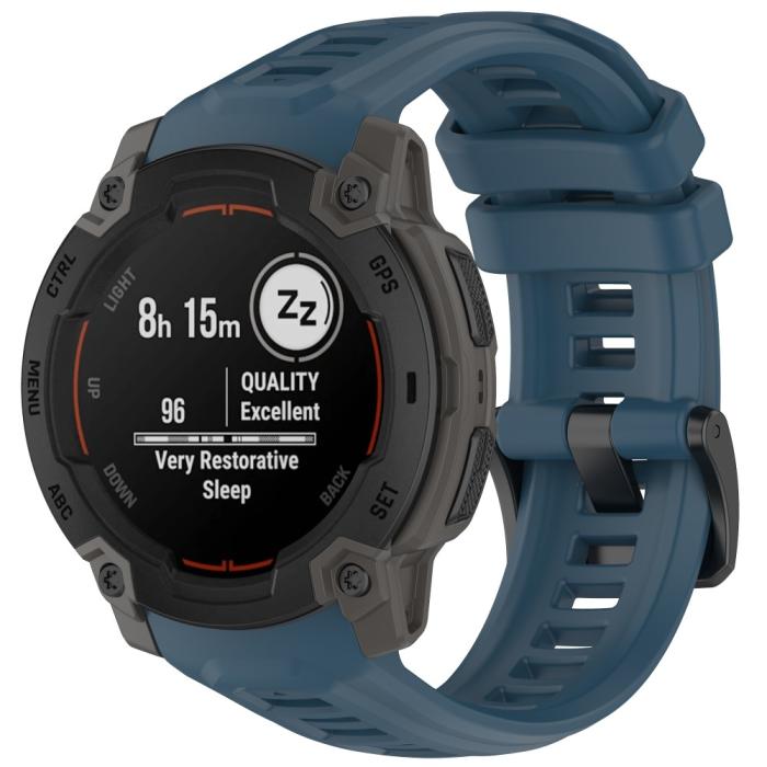 Bild 5, Garmin Instinct E 45 mm Klockarmband Silikon Blå