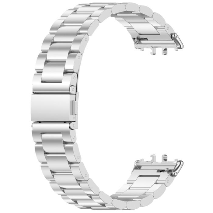 Bild 2, Samsung Galaxy Watch Fit 3 Klockarmband Rostfritt Stål Silver