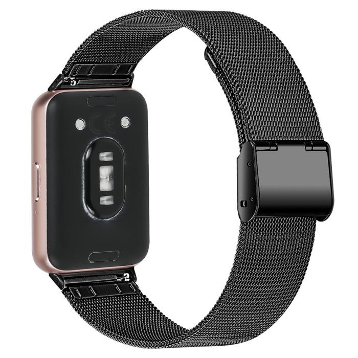 Bild 1, Samsung Galaxy Watch Fit 3 Armband Milanese Svart
