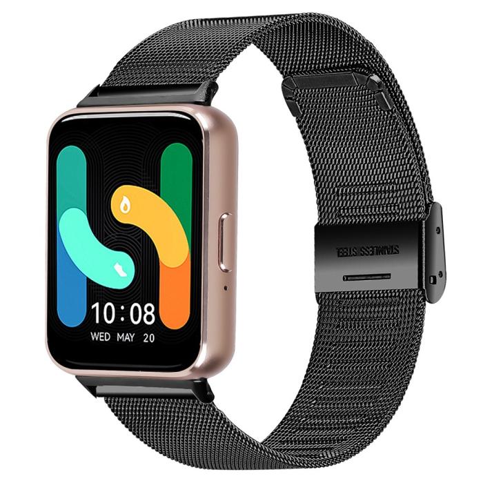 Bild 2, Samsung Galaxy Watch Fit 3 Armband Milanese Svart