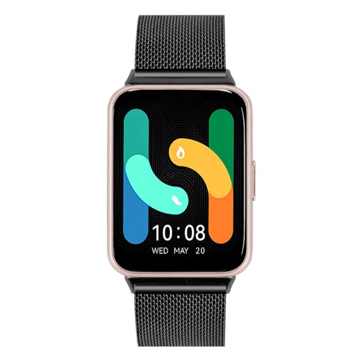 Bild 3, Samsung Galaxy Watch Fit 3 Armband Milanese Svart