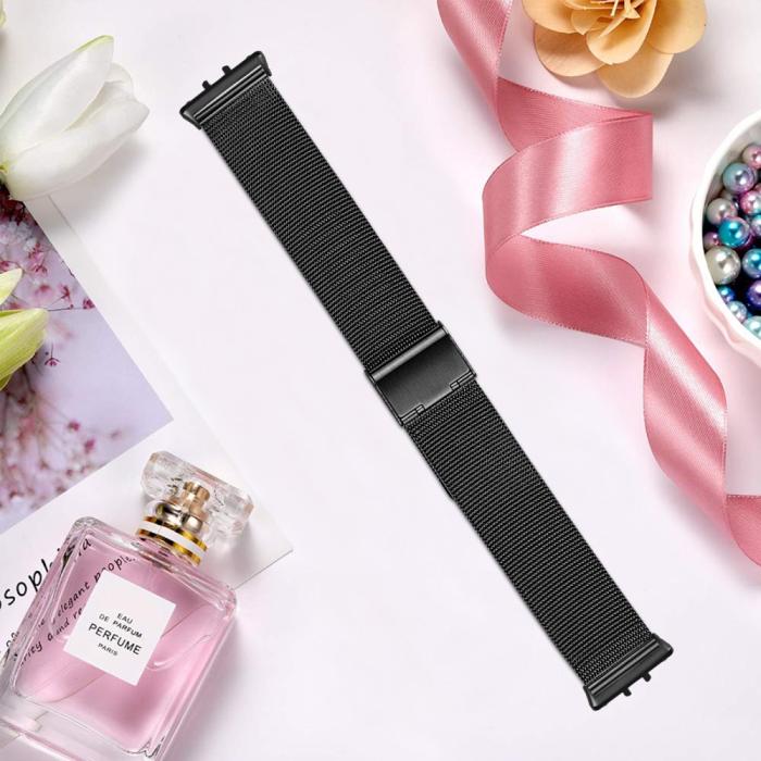 Bild 6, Samsung Galaxy Watch Fit 3 Armband Milanese Svart