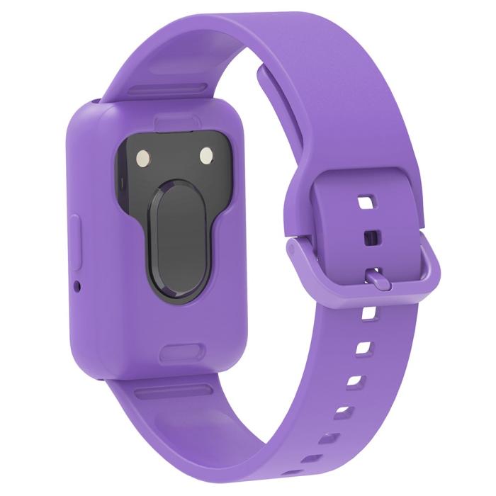 Bild 1, Samsung Galaxy Watch Fit 3 Skal / Armband Silikon Lila