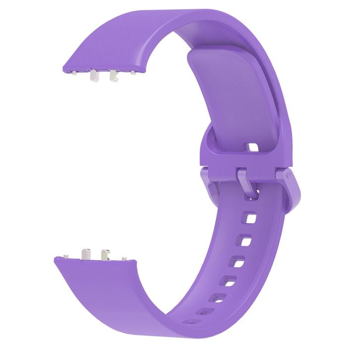 Bild 3, Samsung Galaxy Watch Fit 3 Skal / Armband Silikon Lila