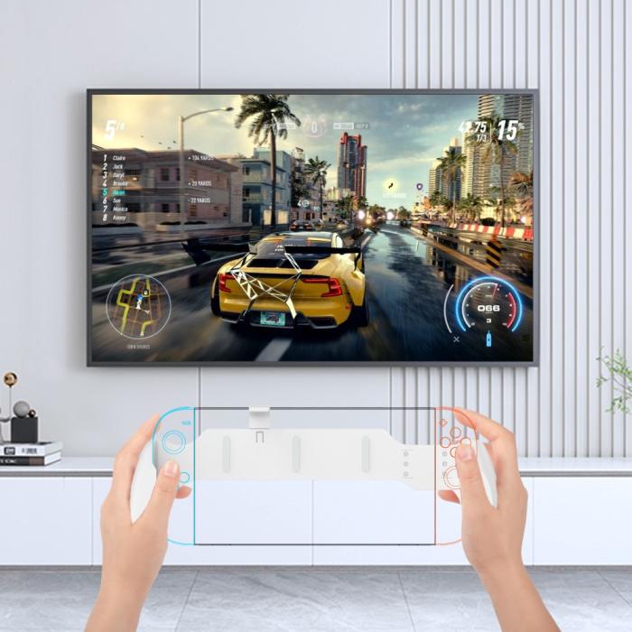 Bild 3, JYS Nintendo Switch / Switch 2 Ergonomiskt Grepp Vit