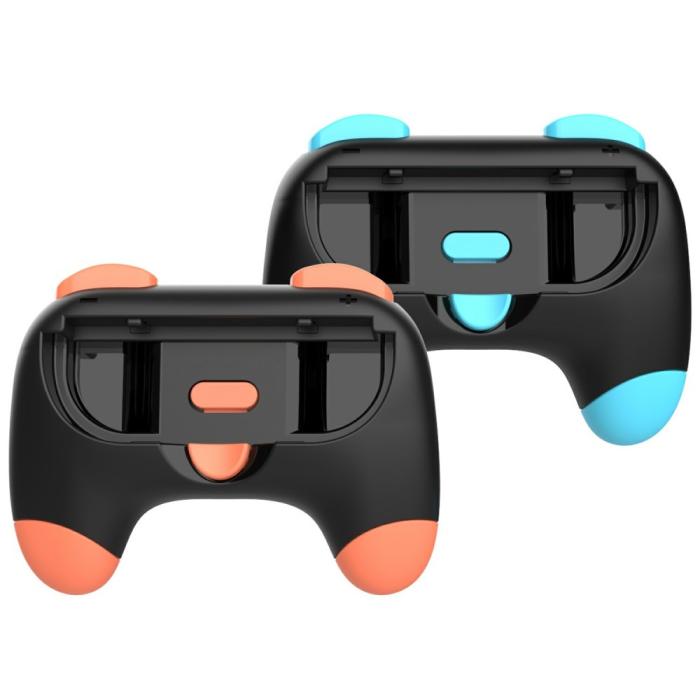 Bild 1, DOBE 2 st Nintendo Switch 2 Joy-Con Grip Röd / Blå