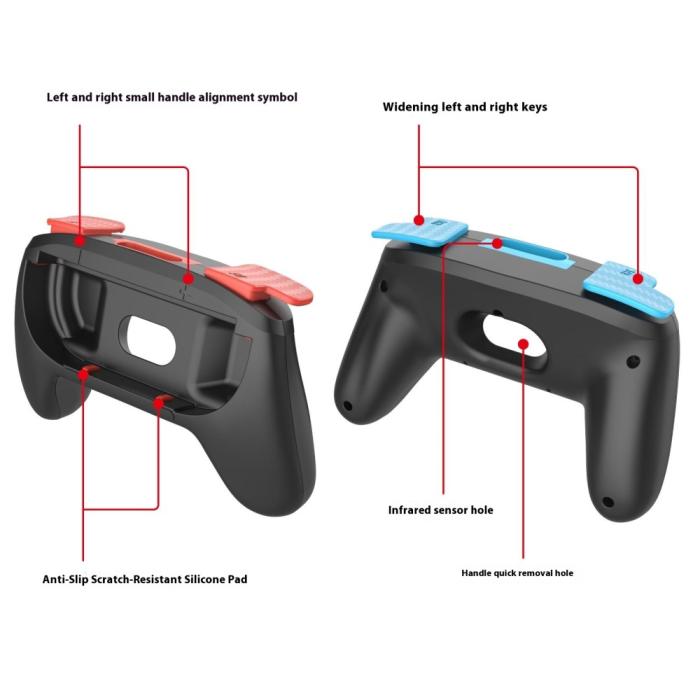 Bild 3, PGTECH 2 st Nintendo Switch 2 Joy-Con Grip Svart