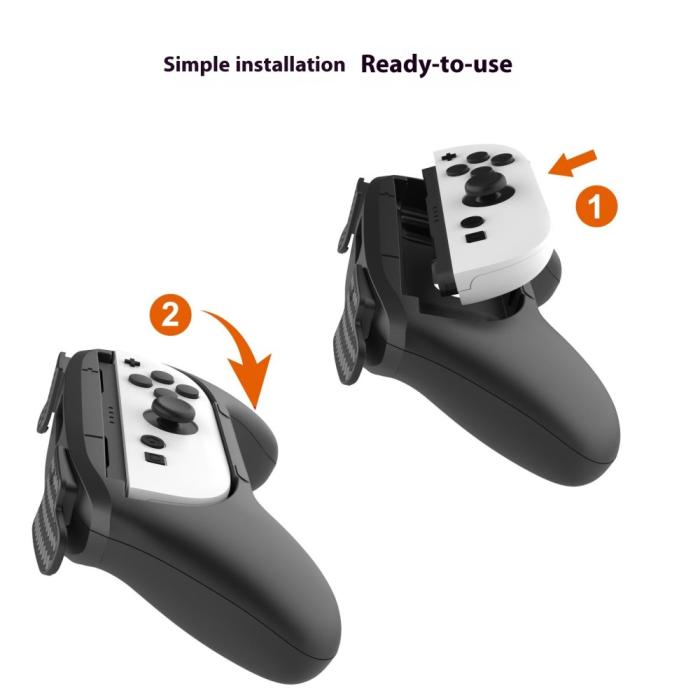 Bild 3, PGTECH 2 st Nintendo Switch 2 Joy-Con Grip Svart