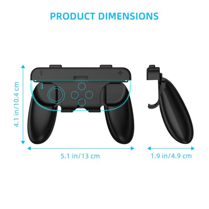 Bild 5, JYS 2 st Nintendo Switch 2 Joy-Con Grip Svart