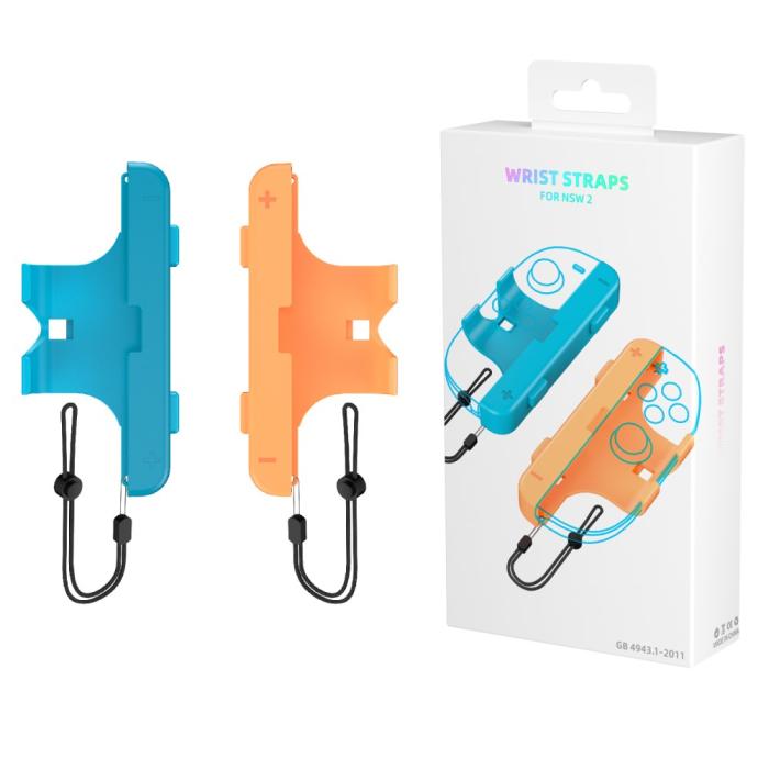 Bild 6, JYS 2 st Nintendo Switch 2 Joy-Con Strap/Extender Blå / Röd