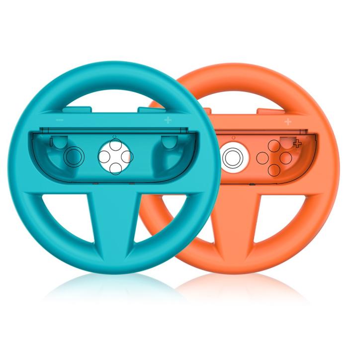 Bild 2, JYS 2 st Nintendo Switch 2 Joy-Con Ratt Blå / Orange