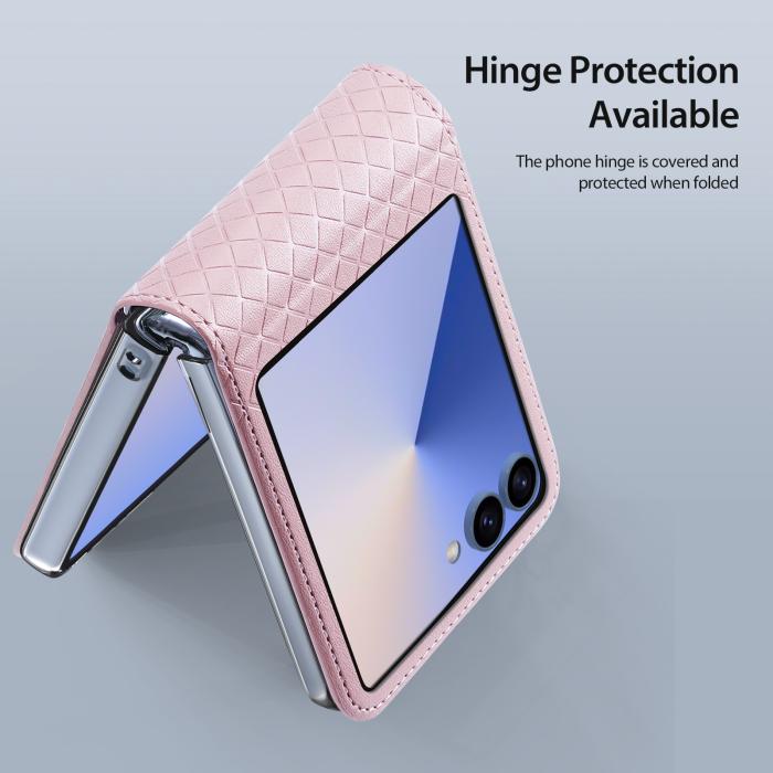 Bild 4, DUX DUCIS Samsung Galaxy Z Flip 7 Fodral Bril Series Rosa