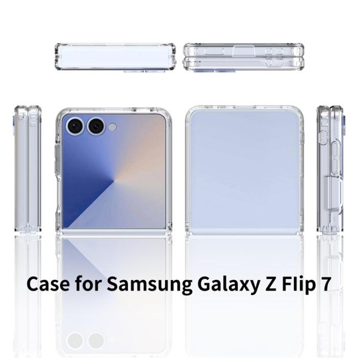 Bild 6, Samsung Galaxy Z Flip 7 Skal TPU / Akryl Transparent