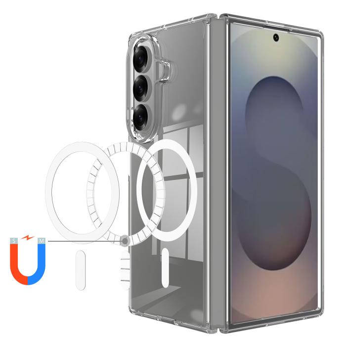 Bild 2, Samsung Galaxy Z Fold 7 Skal MagSafe Hybrid Transparent