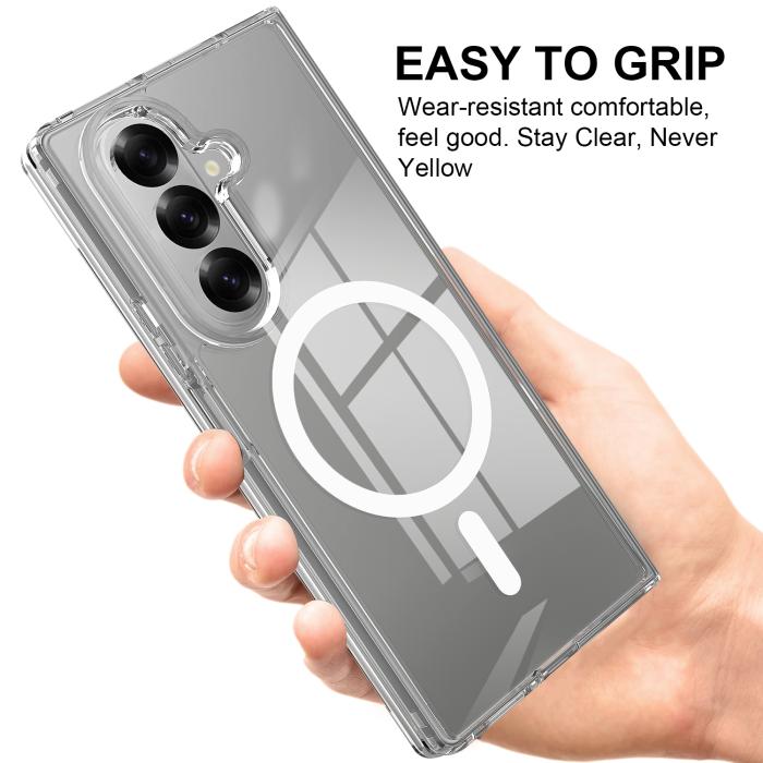 Bild 3, Samsung Galaxy Z Fold 7 Skal MagSafe Hybrid Transparent