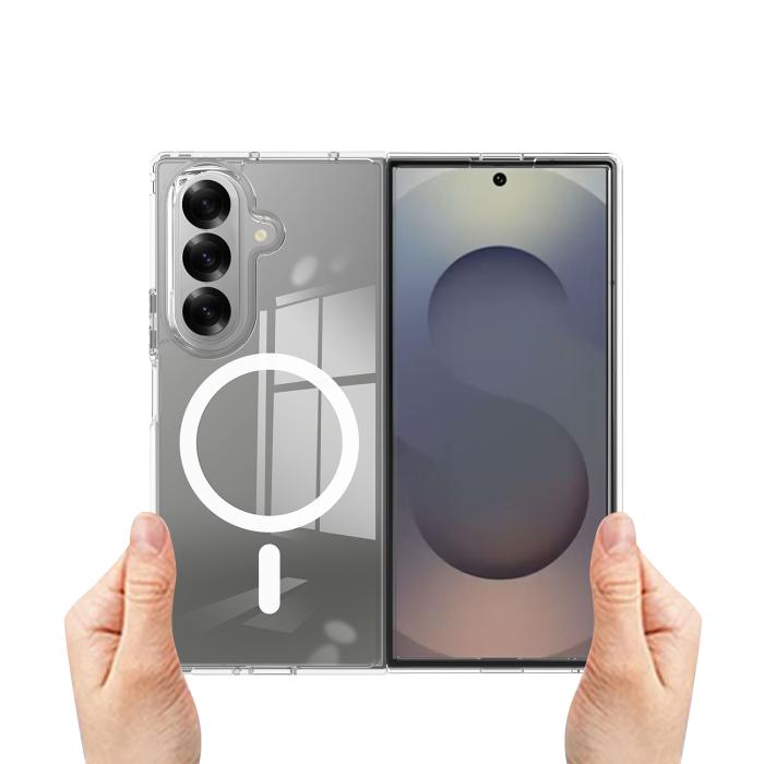 Bild 4, Samsung Galaxy Z Fold 7 Skal MagSafe Hybrid Transparent