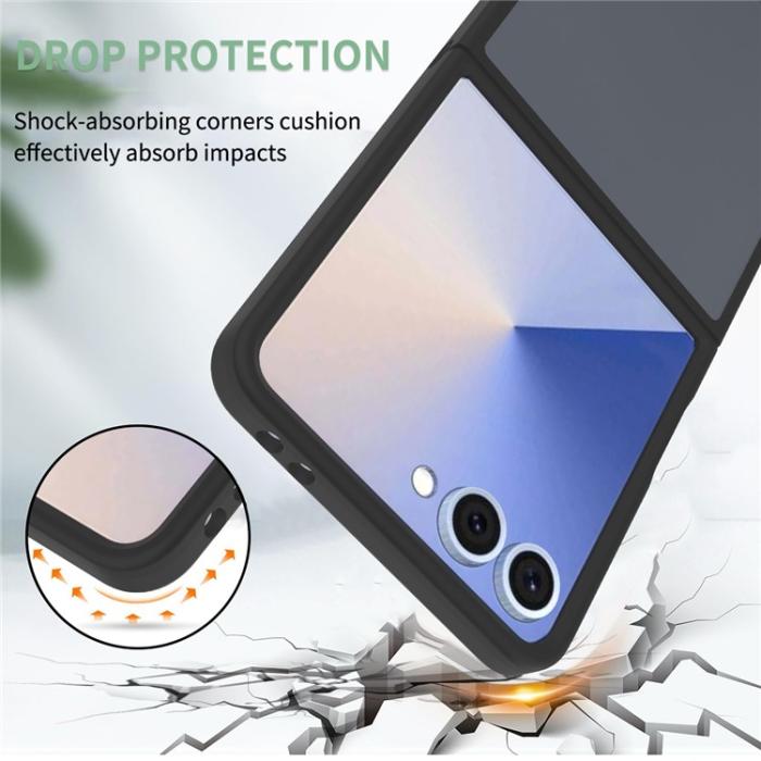 Bild 3, Samsung Galaxy Z Flip 7 Skal MagSafe Skin Touch Svart