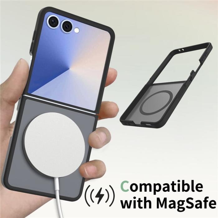 Bild 4, Samsung Galaxy Z Flip 7 Skal MagSafe Skin Touch Svart
