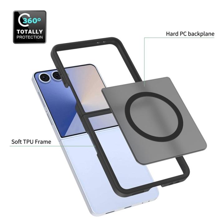 Bild 5, Samsung Galaxy Z Flip 7 Skal MagSafe Skin Touch Svart