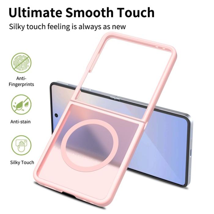 Bild 2, Samsung Galaxy Z Flip 7 Skal MagSafe Skin Touch Rosa