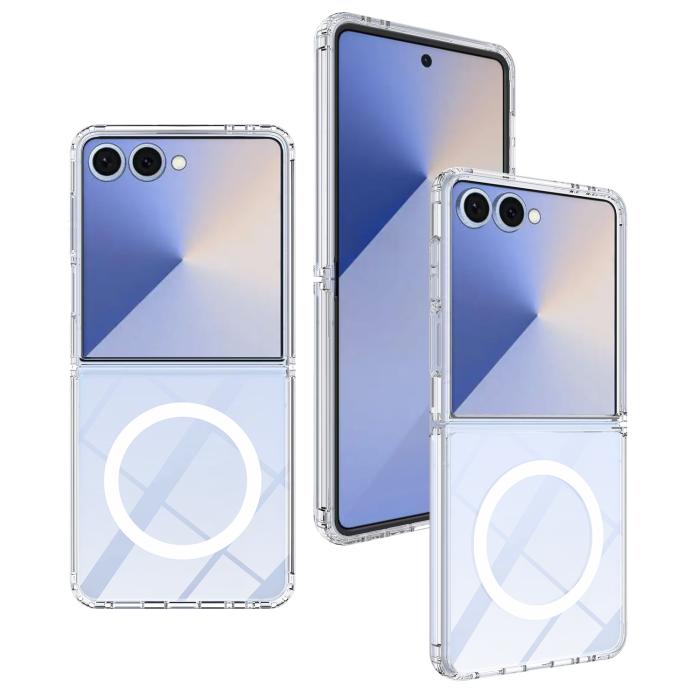 Bild 2, Samsung Galaxy Z Flip 7 Skal MagSafe Hybrid Transparent