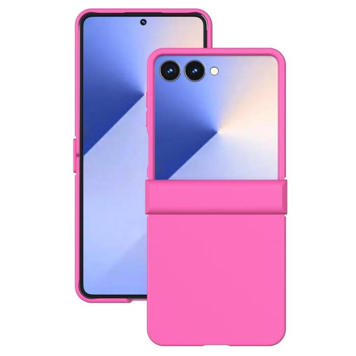 Bild 2, ABEEL Samsung Galaxy Z Flip 7 Skal Skin Feel Rosa